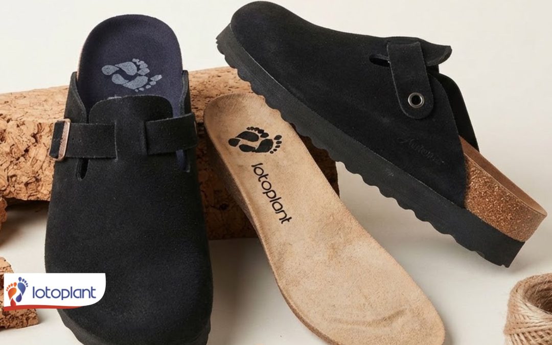 Plantillas para zuecos con cuña de corcho